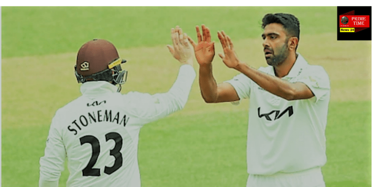 Ashwin took 6 wickets in county cricket