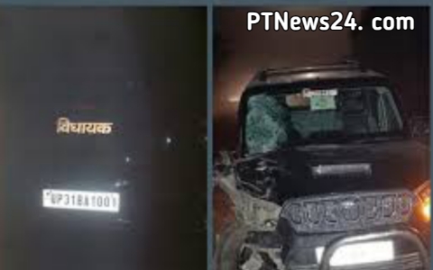 Lakhimpur khiri: BJP विधायक की कार से कुचलने का आरोप, 2 लोगों की मौके पर मौत?